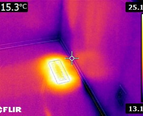 Heat distribution confirmation