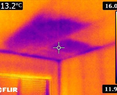 Missing insulation in flat roof